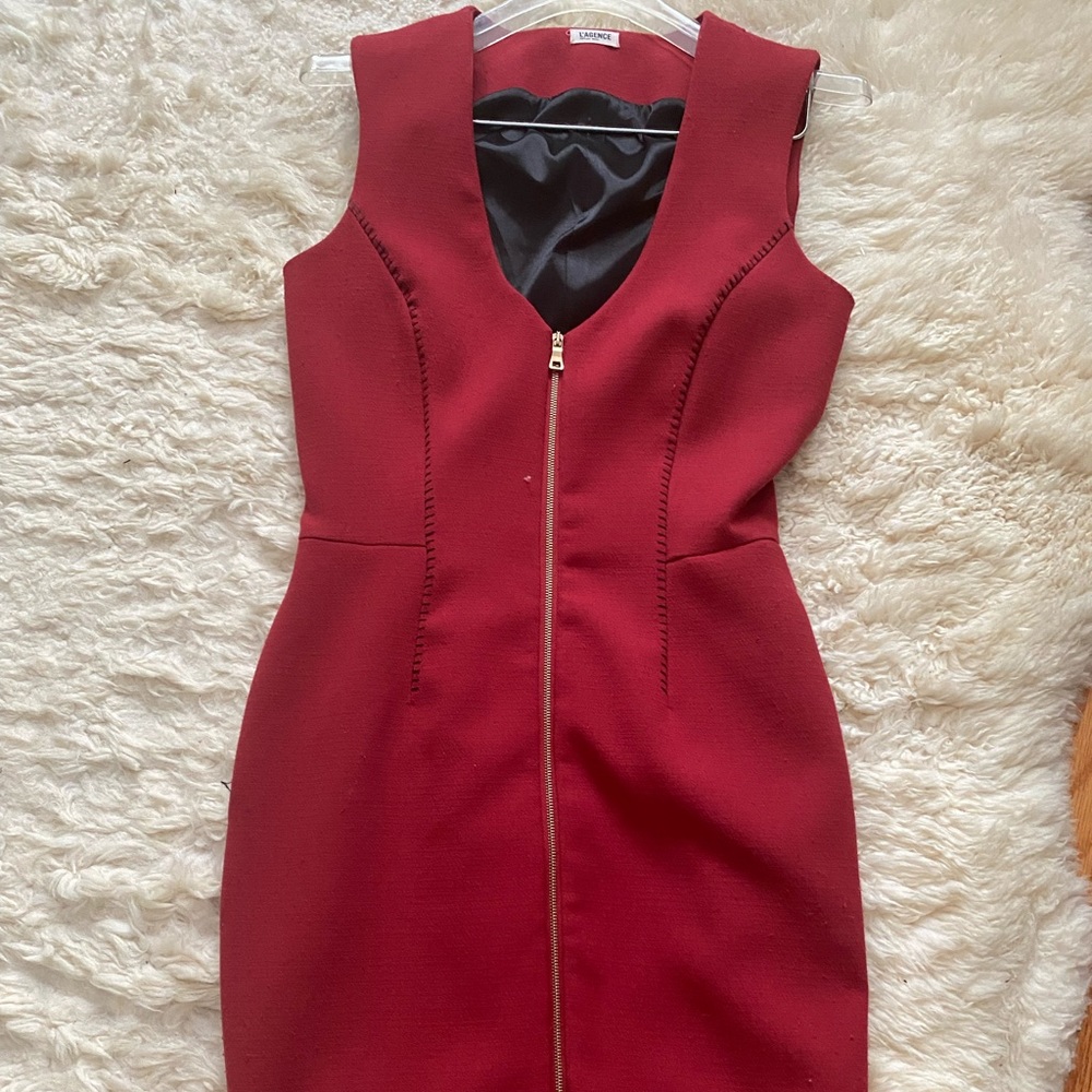 L’agence red/ dark red cocktail dress.